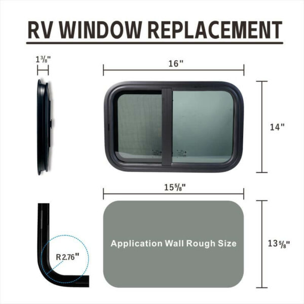356 559 3 - RV Window 14''×22'' | 356×559mm